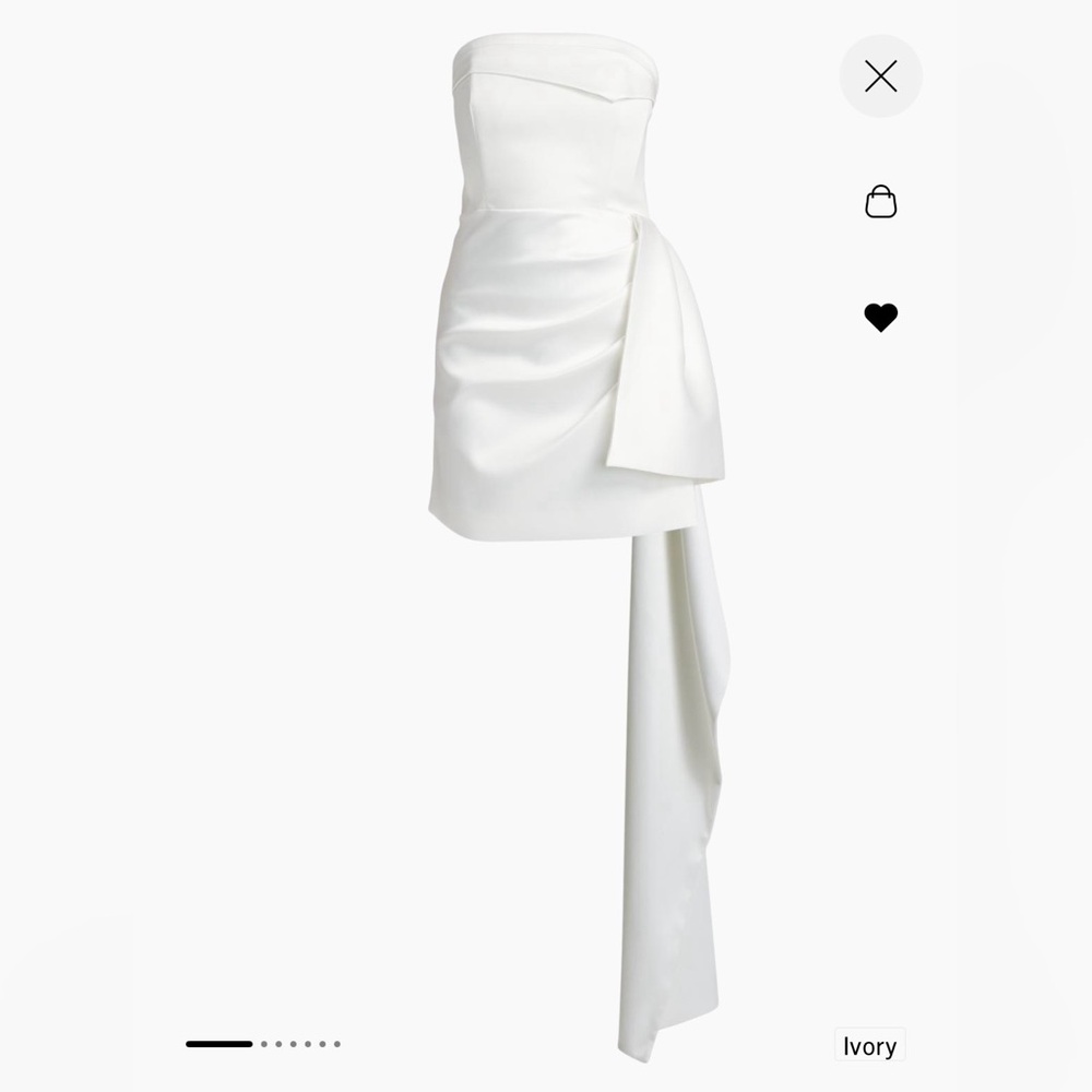 Nicholas the Label - Calliope Draped Strapless Minidress - Size 6